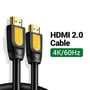 Кабель і перехідник HDMI M-M 5.0 м V1.4 Ugreen Round Cable 4K HD101: Довжина кабеля 5 м