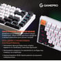 Клавиатура GamePro MK160W (Red) с Hot-Swap RGB White фото 9