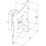 Кронштейн для ТВ KSL Simpler 27EN: Угол поворота +15°