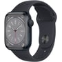 Apple Watch Series 8 41mm GPS Midnight Aluminum Case with Midnight Sport Band (MNP53, MNU73)