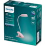 Лампа настольная аккумуляторная Philips DSK201 PT 3W 4000K USB Donutclip Pink (929003179607): Направленность света Регулируемый (поворотный) плафон