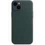 Чехол для iPhone Apple Leather Case with MagSafe Forest Green (MPPA3) for iPhone 14 Plus: Цвет зеленый