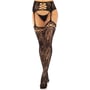 Колготки Leg Avenue French Rose Backseam Garter Belt Stockings Black One Size: Для кого Для женщин