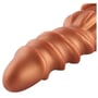 Фаллоимитатор-насадка Hismith Spiral Grain Silicone Dildo Monster Series: Длина проникновения, см 17