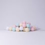 Гірлянда Cotton ball lights на 10 куль 2,7м, Pastel