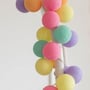 Гірлянда Cotton ball lights на 10 куль 2,7м, Ice Cream: Тип Бавовняні кульки