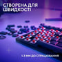 Клавіатура Logitech G515 LIGHTSPEED Black (920-012538): Додатково подсветка клавиш, украинская раскладка