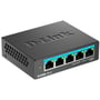 Сетевой коммутатор D-Link DMS-105/E: Порты только Gigabit Ethernet (10/100/1000)