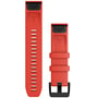 Garmin QuickFit 22 Watch Bands Laser Red with Black Stainless Steel Hardware (010-12901-02): Колір красный