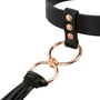 Нашийник з флоггером Rosy Gold Collar with Flogger Black фото 6