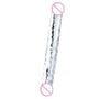 Двухсторонний фаллоимитатор LoveToy Flawless Clear Dildo 12"