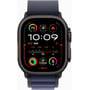 Apple Watch Ultra 2 GPS + Cellular 49mm Black Titanium Case with Navy Alpine Loop - Medium: Екран OLED LTPO2 (яркость до 3000 нит) с технологиями Always-On Retina / 410х502 пикселей