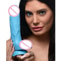 Фалоімітатор Pop Peckers 8.25" Dildo Blue: Мошонка Есть