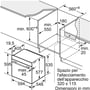 Духовой шкаф электрический Bosch HBG7741B1: Размеры 59.4х59.5х54.8 см