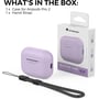 Чехол для наушников AhaStyle Silicone Case with strap Lavender (X003E43NBX) for Apple AirPods Pro 2: Тип Чехол