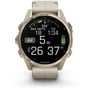 Смарт-годинник Garmin Fenix 8 AMOLED 43mm Sapphire Soft Gold with Limestone Leather Band (010-02903-40): Особливості Функция звонка, Динамик (громкая связь), Встроенный микрофон, Тактические, Термометр, Барометр, Компас, Фонарик, Металлический корпус, С сапфировым стеклом, Влагозащищенные, Большой экран, Бесконтактн