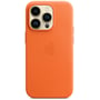 Чохол для iPhone Apple Leather Case з MagSafe Orange (MPPL3) для iPhone 14 Pro: Матеріали кожа