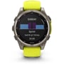 Смарт-часы Garmin Fenix 8 Solar 47mm Sapphire Titanium with Amp Yellow/Graphite Silicone Band (010-02906-21) фото 11