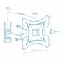 Кронштейн для ТБ Walfix R-343B: Призначення для ЖК телевізорів