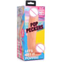 Фаллоимитатор Pop Peckers 8.25" Dildo Light: Наличие вибрации Нет