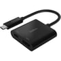 Адаптер Belkin Adapter USB-C to USB-C+HDMI 60W PD Black (AVC002BTBK)