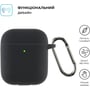 Чохол ArmorStandart Ultrathin Silicone Case With Hook Black (ARM59679) для Apple AirPods 2: Тип Чехол