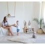 Тканевая детская качель подвесная Infancy™ Ушастик бежевая: Тип подвесная качель