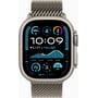 Apple Watch Ultra 2 GPS + Cellular 49mm Natural Titanium Case with Natural Titanium Milanese Loop - Medium (MX5R3) UA: Экран OLED LTPO2 (яркость до 3000 нит) с технологиями Always-On Retina / 410х502 пикселей