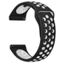 Becover Sport Band Vents Style Black-White for Samsung Galaxy Watch 42mm / Watch Active / Active 2 40 / 44mm / Watch 3 41mm / Gear S2 Classic / Gear Sport (705696)