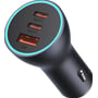 Зарядний пристрій Baseus Car Charger USB 2хUSB-C Golden Contactor Pro 65W Gray (CGJP010013)