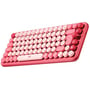 Клавиатура Logitech POP Keys Wireless Mechanical Keyboard UA Rose (920-010737): Интерфейс подключения Bluetooth