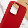 Чехол для iPhone TPU Case Bonbon Metal Style Red for iPhone 13: Материалы Силикон