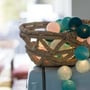 Гірлянда Cotton ball lights на 35 куль 5,5м, Aqua: Довжина, м 5.5