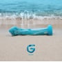 Стеклянный дилдо Gildo - Ocean Ripple Glass Dildo: Мошонка Нет