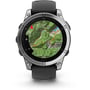 Смарт-часы Garmin Fenix E 47mm Stainless Steel with Black Silicone Band (010-03025-00): Материал ремешка Силикон