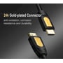 Кабель Ugreen Cable HDMI 4K M to HDMI 4K M 1.5m Yellow/Black (10128) фото 3