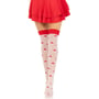 Чулки Leg Avenue Polka Dot Mushroom Thigh Highs One Size: Применение На ноги