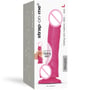 Реалистичный фаллоимитатор Strap-On-Me Sliding Skin Realistic Dildo Fuchsia - S: Мошонка Есть