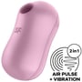 Компактный вибратор Satisfyer Cotton Candy lila: Длина, см 8.6