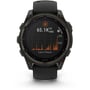 Смарт-часы Garmin Fenix 8 Solar 47mm Sapphire Carbon Grey DLC Titanium with Black/Pebble Grey Silicone Band (010-02906-11): Фитнес-функции Альтиметр, GPS-модуль, Пульсометр, Пульсоксиметр, Шагомер, Подсчет калорий