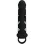 Насадка на член LYBAILE Pretty Love Penis Sleeve With Ball Strap 5.98" Black фото 8