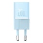 Зарядное устройство Baseus USB-C Wall Charger GaN5 mini 1C 20W Blue (CCGN050103): Сила тока 2.4А и более