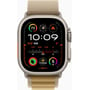 Apple Watch Ultra 2 GPS + Cellular 49mm Natural Titanium Case with Tan Alpine Loop - Small (MX4E3): Экран OLED LTPO2 (яркость до 3000 нит) с технологиями Always-On Retina / 410х502 пикселей