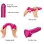 Реалистичный фаллоимитатор Strap-On-Me Sliding Skin Realistic Dildo Fuchsia - M: Назначение Вагинальные