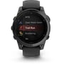 Смарт-годинник Garmin Fenix E 47mm Slate Grey Steel with Black Silicone Band (010-03025-01) фото 11