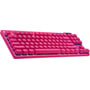 Клавіатура Logitech G Pro X TKL Lightspeed Tactile Magenta (920-012159): інтерфейс підключення Bluetooth