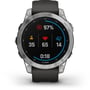 Смарт-часы Garmin Fenix 7 Silver with Graphite Band (010-02540-01): Сенсорный экран есть