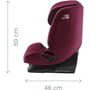 Автокресло Britax Römer EVOLVAFIX Dusty Rose (2000039709): Внутренние ремни 5-ти точечные, с мягкими накладками