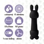 Міні-вібратор FeelzToys Mister Bunny Black з двома насадками: Для кого Для жінок