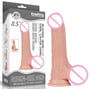 Фаллоимитатор LoveToy Sliding-Skin Dual Layer Dong 8.5" Flesh: Наличие вибрации Нет